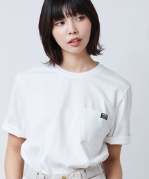 ジャパン・フィット　ケアフリー・アンシュリンカブル・ティ、半袖　ポケット付き　カタディン・ロゴ