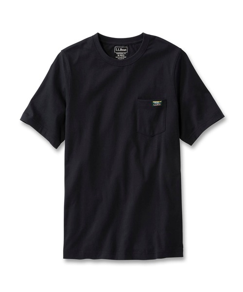 L.L.Bean（エルエルビーン）の「ジャパン・フィット　ケアフリー・アンシュリンカブル・ティ、半袖　ポケット付き　カタディン・ロゴ（Tシャツ/カットソー・メンズ・ヘザーグレー/ヘザーチャコール/ホワイト/ネイビー/ブラック/スカイブルー・SMALL/MEDIUM/LARGE/X-LARGE/XX-LARGE）」の7枚目の写真