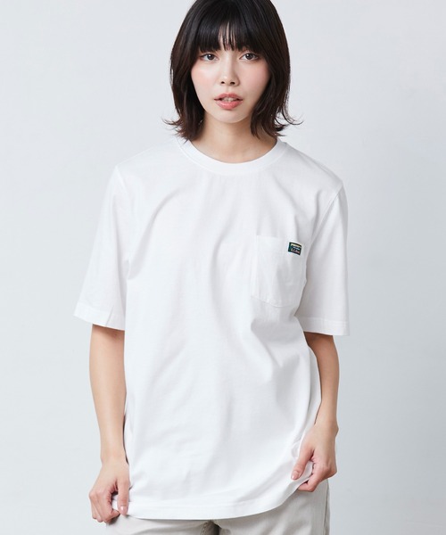 L.L.Bean（エルエルビーン）の「ジャパン・フィット　ケアフリー・アンシュリンカブル・ティ、半袖　ポケット付き　カタディン・ロゴ（Tシャツ/カットソー・メンズ・ヘザーグレー/ヘザーチャコール/ホワイト/ネイビー/ブラック/スカイブルー・SMALL/MEDIUM/LARGE/X-LARGE/XX-LARGE）」の22枚目の写真