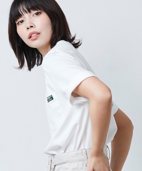 L.L.Bean（エルエルビーン）の「ジャパン・フィット　ケアフリー・アンシュリンカブル・ティ、半袖　ポケット付き　カタディン・ロゴ（Tシャツ/カットソー・メンズ・ヘザーグレー/ヘザーチャコール/ホワイト/ネイビー/ブラック/スカイブルー・SMALL/MEDIUM/LARGE/X-LARGE/XX-LARGE）」の15枚目の写真