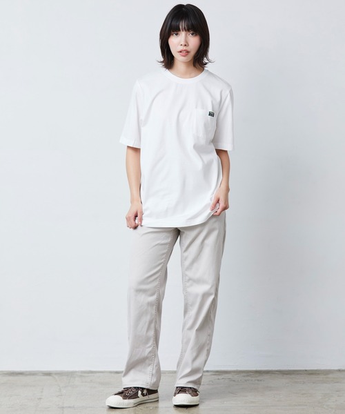 L.L.Bean（エルエルビーン）の「ジャパン・フィット　ケアフリー・アンシュリンカブル・ティ、半袖　ポケット付き　カタディン・ロゴ（Tシャツ/カットソー・メンズ・ヘザーグレー/ヘザーチャコール/ホワイト/ネイビー/ブラック/スカイブルー・SMALL/MEDIUM/LARGE/X-LARGE/XX-LARGE）」の17枚目の写真