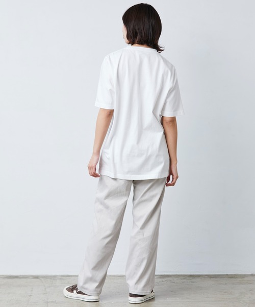 L.L.Bean（エルエルビーン）の「ジャパン・フィット　ケアフリー・アンシュリンカブル・ティ、半袖　ポケット付き　カタディン・ロゴ（Tシャツ/カットソー・メンズ・ヘザーグレー/ヘザーチャコール/ホワイト/ネイビー/ブラック/スカイブルー・SMALL/MEDIUM/LARGE/X-LARGE/XX-LARGE）」の19枚目の写真