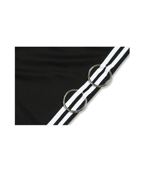 OY(オーワイ)の「『OY/オーワイ』WIDE TAPE RING TRACK PANTS/ワイド テープ リング トラック パンツ(その他パンツ・メンズ・ブラック/アイボリー・FREE)」の4枚目の写真