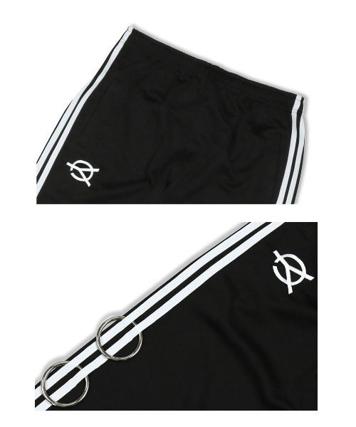 OY(オーワイ)の「『OY/オーワイ』WIDE TAPE RING TRACK PANTS/ワイド テープ リング トラック パンツ(その他パンツ・メンズ・ブラック/アイボリー・FREE)」の6枚目の写真