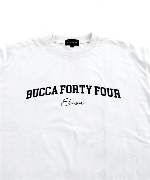 BUCCA 44（ブッカフォーティーフォー）の「【BUCCA 44】カレッジロゴプリントロンT（Tシャツ/カットソー・メンズ・イエロー/ブラック/ホワイト・MEDIUM/LARGE/X-LARGE/XX-LARGE/XXX-LARGE）」の5枚目の写真