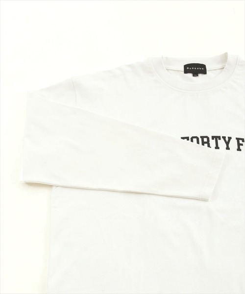 BUCCA 44（ブッカフォーティーフォー）の「【BUCCA 44】カレッジロゴプリントロンT（Tシャツ/カットソー・メンズ・イエロー/ブラック/ホワイト・MEDIUM/LARGE/X-LARGE/XX-LARGE/XXX-LARGE）」の6枚目の写真