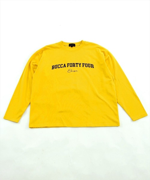 BUCCA 44（ブッカフォーティーフォー）の「【BUCCA 44】カレッジロゴプリントロンT（Tシャツ/カットソー・メンズ・イエロー/ブラック/ホワイト・MEDIUM/LARGE/X-LARGE/XX-LARGE/XXX-LARGE）」の8枚目の写真
