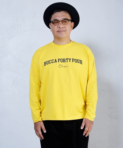 BUCCA 44（ブッカフォーティーフォー）の「【BUCCA 44】カレッジロゴプリントロンT（Tシャツ/カットソー・メンズ・イエロー/ブラック/ホワイト・MEDIUM/LARGE/X-LARGE/XX-LARGE/XXX-LARGE）」の9枚目の写真