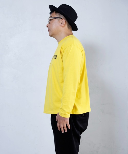 BUCCA 44（ブッカフォーティーフォー）の「【BUCCA 44】カレッジロゴプリントロンT（Tシャツ/カットソー・メンズ・イエロー/ブラック/ホワイト・MEDIUM/LARGE/X-LARGE/XX-LARGE/XXX-LARGE）」の10枚目の写真