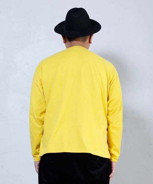 BUCCA 44（ブッカフォーティーフォー）の「【BUCCA 44】カレッジロゴプリントロンT（Tシャツ/カットソー・メンズ・イエロー/ブラック/ホワイト・MEDIUM/LARGE/X-LARGE/XX-LARGE/XXX-LARGE）」の11枚目の写真