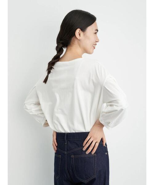 DAIRIKU ホワイト 七分袖カットソー 24ss DAIRIKU(ダイリク)