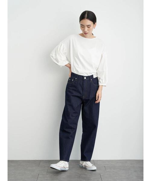 AMERICAN HOLIC(アメリカンホリック)の「袖タックデザイン7分袖カットプルオーバー *(Tシャツ/カットソー・レディース・ブラック/ブラウン/オフホワイト/ピンク・FREE)」の16枚目の写真