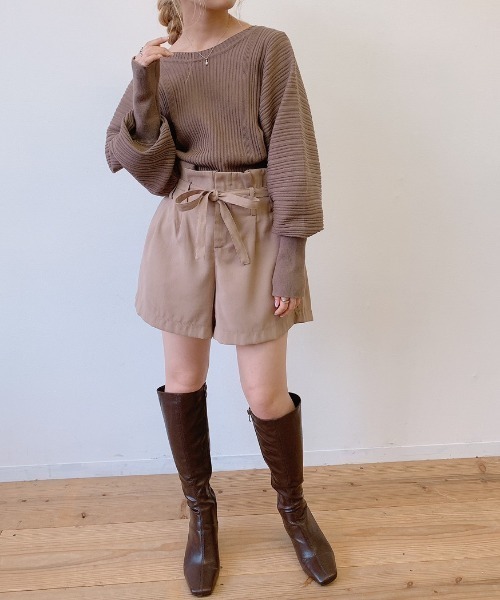 VANNIE U（ヴァニーユー）の「スクエアトゥミドルブーツ（ブーツ・レディース・ブラウン/ブラック・LARGE/MEDIUM/SMALL）」の18枚目の写真