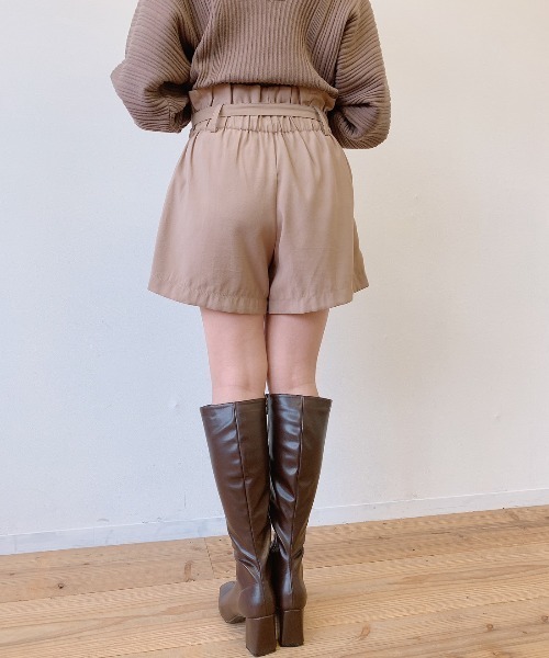 VANNIE U（ヴァニーユー）の「スクエアトゥミドルブーツ（ブーツ・レディース・ブラウン/ブラック・LARGE/MEDIUM/SMALL）」の8枚目の写真