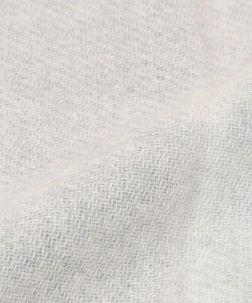 SHIPS（シップス）の「SHIPS: カシミヤ ダブルフェイス パネル マフラー（マフラー・メンズ・ブラック/ベージュ/ブルー/グリーン・ONE SIZE）」の17枚目の写真