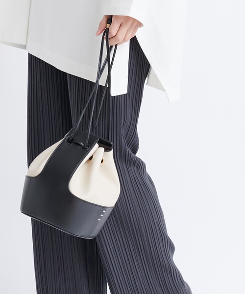 DouDou（ドゥドゥ）の「バルーンドロストバッグ（ハンドバッグ・レディース・ブラック/ブラウン・FREE）」の5枚目の写真