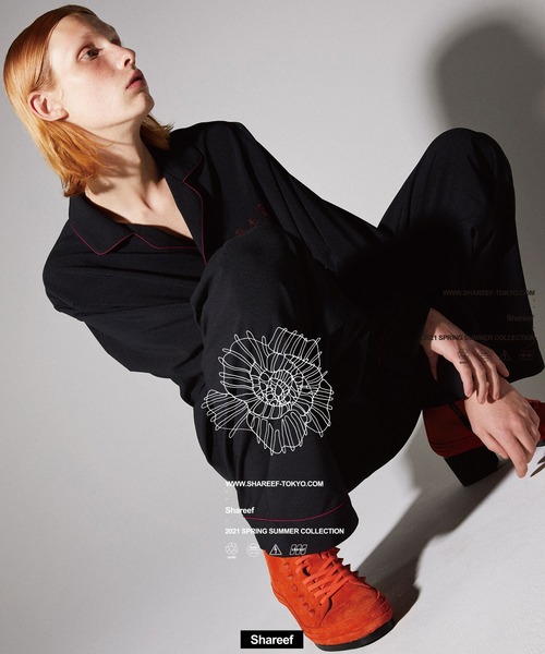 SHAREEF（シャリーフ）の「SNEAKER BOOTS（ブーツ・メンズ・ブラック/ホワイト/オレンジ・3/1/2）」の10枚目の写真