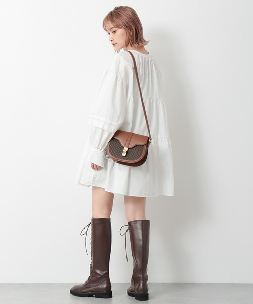 mercibeaucoup， チュニック AZUL BY MOUSSY チュニック ダメージウラケチュニック
