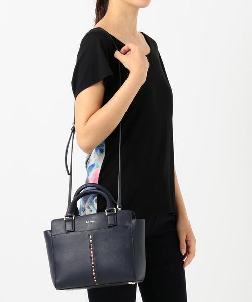 Paul Smith インセットクロスオーバーストライプ トートバッグ 