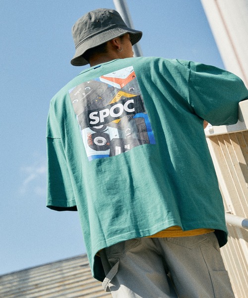 SPOC STORE(スポックストア)の「【SPOC STORE】デジタル/ワンポイントロゴ半袖T(Tシャツ/カットソー・メンズ・ホワイト系その他/ブラック系その他/ベージュ系その他/ベージュ系その他2/グリーン系その他/ブルー系その他/ブラック系その他2・M/L)」の22枚目の写真