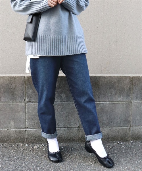 DONOBAN(ドノバン)の「ラッピングMOMパンツ(デニムパンツ・レディース・ブルー系その他/ブラック系その他/ホワイト系その他/グリーン系その他/ブルー系その他2/ホワイト系その他2・S/M)」の5枚目の写真