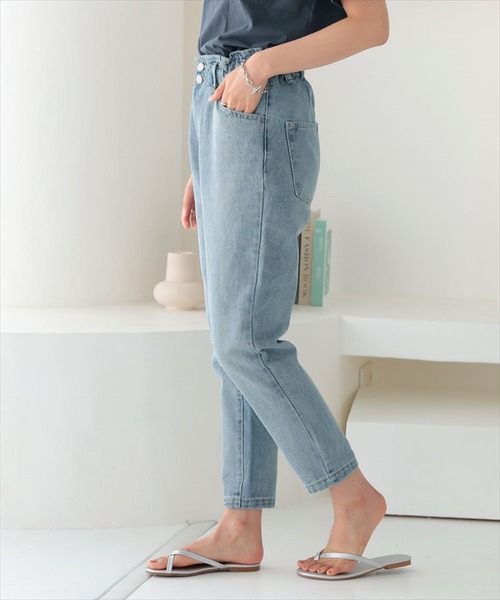 DONOBAN(ドノバン)の「ラッピングMOMパンツ(デニムパンツ・レディース・ブルー系その他/ブラック系その他/ホワイト系その他/グリーン系その他/ブルー系その他2/ホワイト系その他2・S/M)」の13枚目の写真