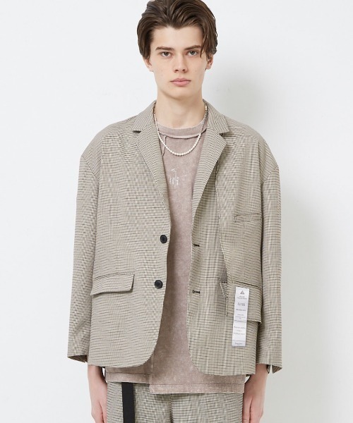 A‘gem 9(エージェムナイン)の「『A'GEM/9』オーバーサイズ テーラードジャケット(テーラードジャケット・メンズ・ブラック/A・FREE)」の2枚目の写真