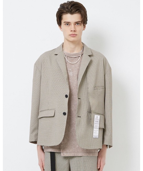 A‘gem 9(エージェムナイン)の「『A'GEM/9』オーバーサイズ テーラードジャケット(テーラードジャケット・メンズ・ブラック/A・FREE)」の4枚目の写真