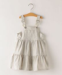 SHIPS（シップス）の「SHIPS KIDS:綿麻 ストライプ ジャンパー スカート(90cm)（ジャンパースカート・キッズ）」