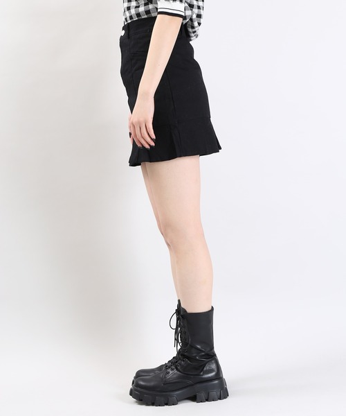 WC（ダブル シー）の「WC/フリルツイルスカパン（スカート・レディース・ホワイト/ブラック・FREE）」の4枚目の写真