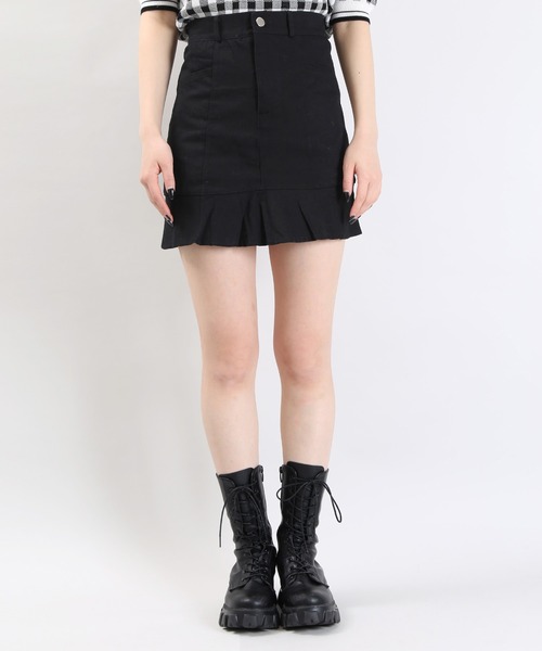 WC（ダブル シー）の「WC/フリルツイルスカパン（スカート・レディース・ホワイト/ブラック・FREE）」の5枚目の写真