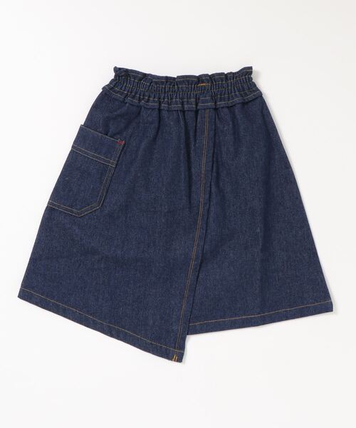 RAGMART（ラグマート）の「スカート デニム ギンガムチェック（レギンス/スパッツ・キッズ・ネイビー/ブラック・120cm/100cm/130cm/110cm）」の11枚目の写真