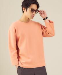 green label relaxing | SC ハーフリバー ノーカラー 7分袖 カットソー(Tシャツ/カットソー)