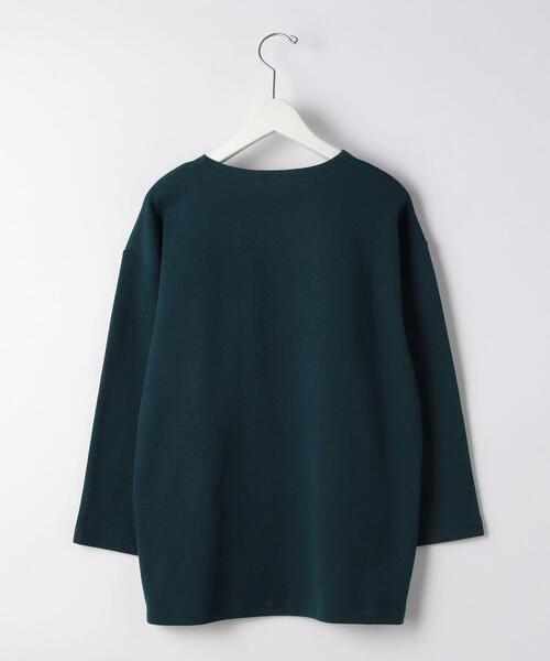 green label relaxing(グリーンレーベルリラクシング)の「SC ハーフリバー ノーカラー 7分袖 カットソー(Tシャツ/カットソー・メンズ・ライトグレー/オリーブ/オレンジ/ロイヤルブルー・SMALL/MEDIUM/LARGE/X-LARGE)」の13枚目の写真