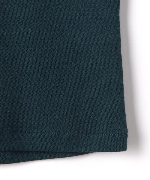 green label relaxing(グリーンレーベルリラクシング)の「SC ハーフリバー ノーカラー 7分袖 カットソー(Tシャツ/カットソー・メンズ・ライトグレー/オリーブ/オレンジ/ロイヤルブルー・SMALL/MEDIUM/LARGE/X-LARGE)」の6枚目の写真