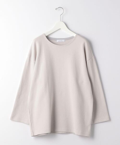 green label relaxing(グリーンレーベルリラクシング)の「SC ハーフリバー ノーカラー 7分袖 カットソー(Tシャツ/カットソー・メンズ・ライトグレー/オリーブ/オレンジ/ロイヤルブルー・SMALL/MEDIUM/LARGE/X-LARGE)」の9枚目の写真