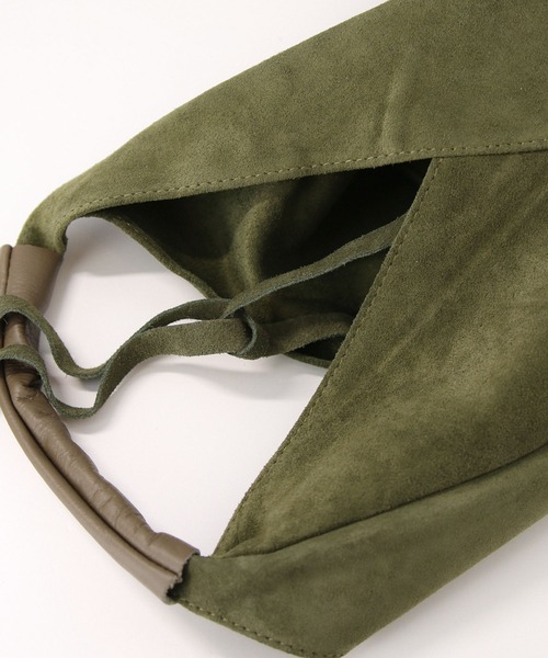 MARLON FIRENZE（マーロンフィレンツェ）の「【MARLON】ﾏｰﾛﾝイソザイホーボーバッグ（ハンドバッグ・レディース・カーキ/ブラウン系その他・FREE）」の11枚目の写真