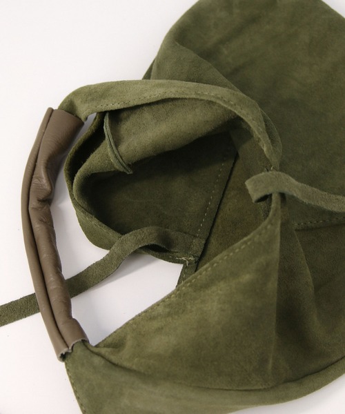 MARLON FIRENZE（マーロンフィレンツェ）の「【MARLON】ﾏｰﾛﾝイソザイホーボーバッグ（ハンドバッグ・レディース・カーキ/ブラウン系その他・FREE）」の12枚目の写真