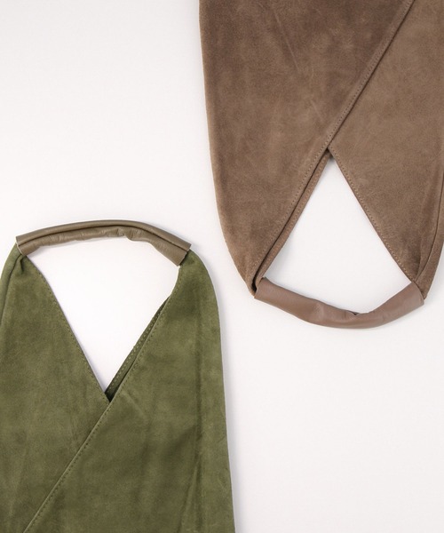 MARLON FIRENZE（マーロンフィレンツェ）の「【MARLON】ﾏｰﾛﾝイソザイホーボーバッグ（ハンドバッグ・レディース・カーキ/ブラウン系その他・FREE）」の14枚目の写真