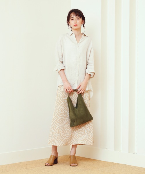 MARLON FIRENZE（マーロンフィレンツェ）の「【MARLON】ﾏｰﾛﾝイソザイホーボーバッグ（ハンドバッグ・レディース・カーキ/ブラウン系その他・FREE）」の16枚目の写真