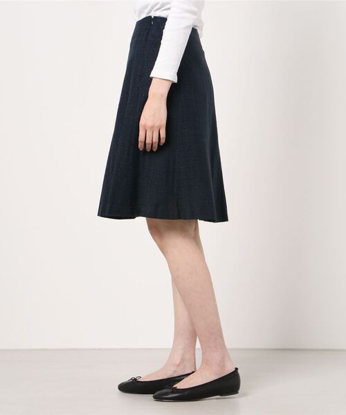 NARACAMICIE（ナラカミーチェ）の「《セットアップスーツ対応》ツィードフレアースカート（スカート・レディース・ネイビー・MEDIUM/LARGE/SMALL）」の11枚目の写真