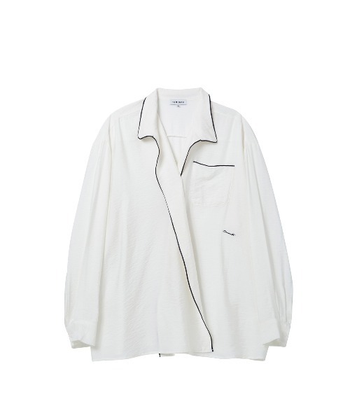 13MONTH（サーティーンマンス）の「【13month】PIPING SHIRT（シャツ/ブラウス・メンズ・ホワイト・M/L）」の14枚目の写真