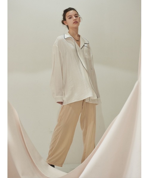 13MONTH（サーティーンマンス）の「【13month】PIPING SHIRT（シャツ/ブラウス・メンズ・ホワイト・M/L）」の12枚目の写真