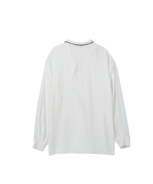13MONTH（サーティーンマンス）の「【13month】PIPING SHIRT（シャツ/ブラウス・メンズ・ホワイト・M/L）」の5枚目の写真