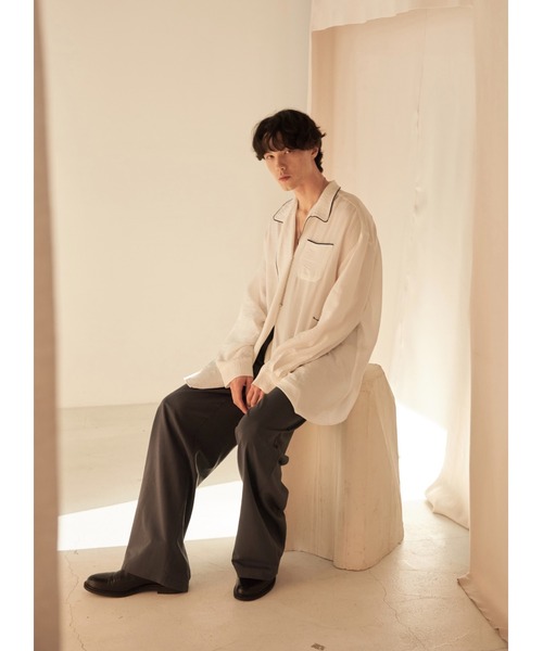 13MONTH（サーティーンマンス）の「【13month】PIPING SHIRT（シャツ/ブラウス・メンズ・ホワイト・M/L）」の13枚目の写真