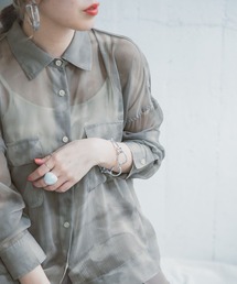 ITEMS URBANRESEARCH | タイダイプリントシアーシャツ(シャツ/ブラウス)