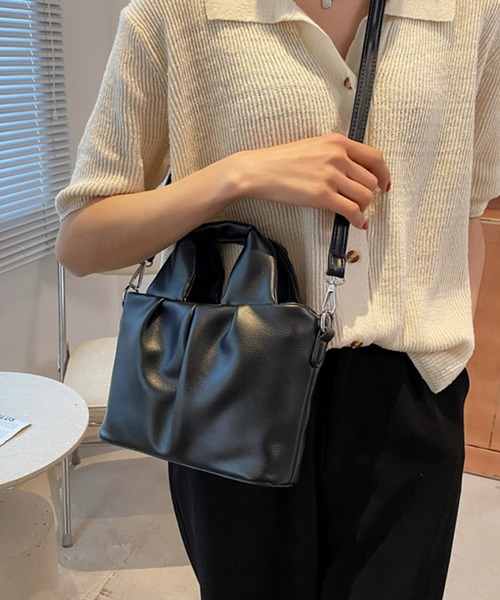 TABI PAL(タビパル)の「2wayスクエア ショルダーバッグ(ショルダーバッグ・レディース・アイボリー/ライトグリーン/ブラック・FREE)」の14枚目の写真