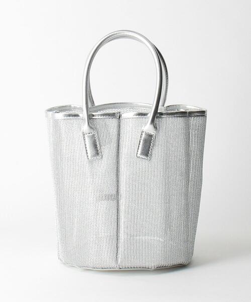 Casselini（キャセリーニ）の「＜CASSELINI＞チュール パネル トートバッグ（トートバッグ・レディース・ブラック/シルバー・FREE）」の4枚目の写真