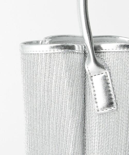 Casselini（キャセリーニ）の「＜CASSELINI＞チュール パネル トートバッグ（トートバッグ・レディース・ブラック/シルバー・FREE）」の5枚目の写真