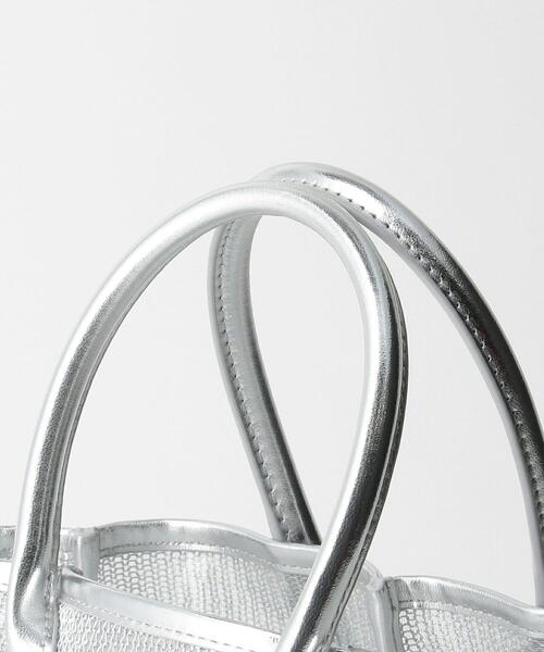Casselini（キャセリーニ）の「＜CASSELINI＞チュール パネル トートバッグ（トートバッグ・レディース・ブラック/シルバー・FREE）」の6枚目の写真